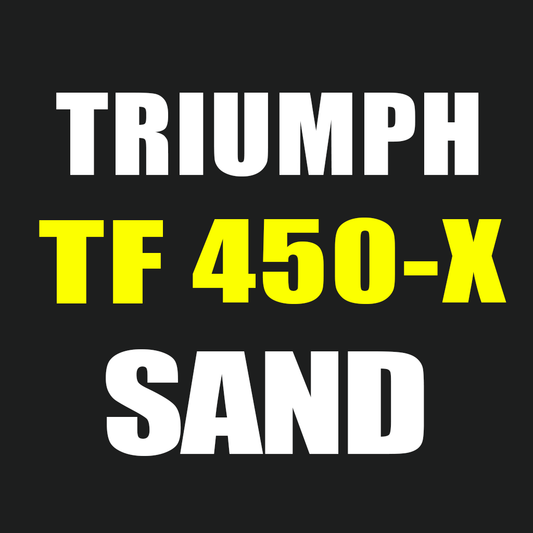Triumph TF 450-X SAND MX Setup