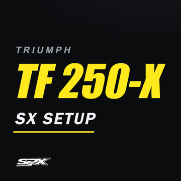 Triumph TF 250-X SX Setup